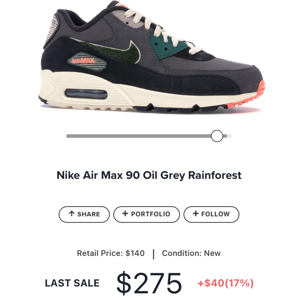 Air Max 90 Oil Grey Rainforest - Picture 7 of 7